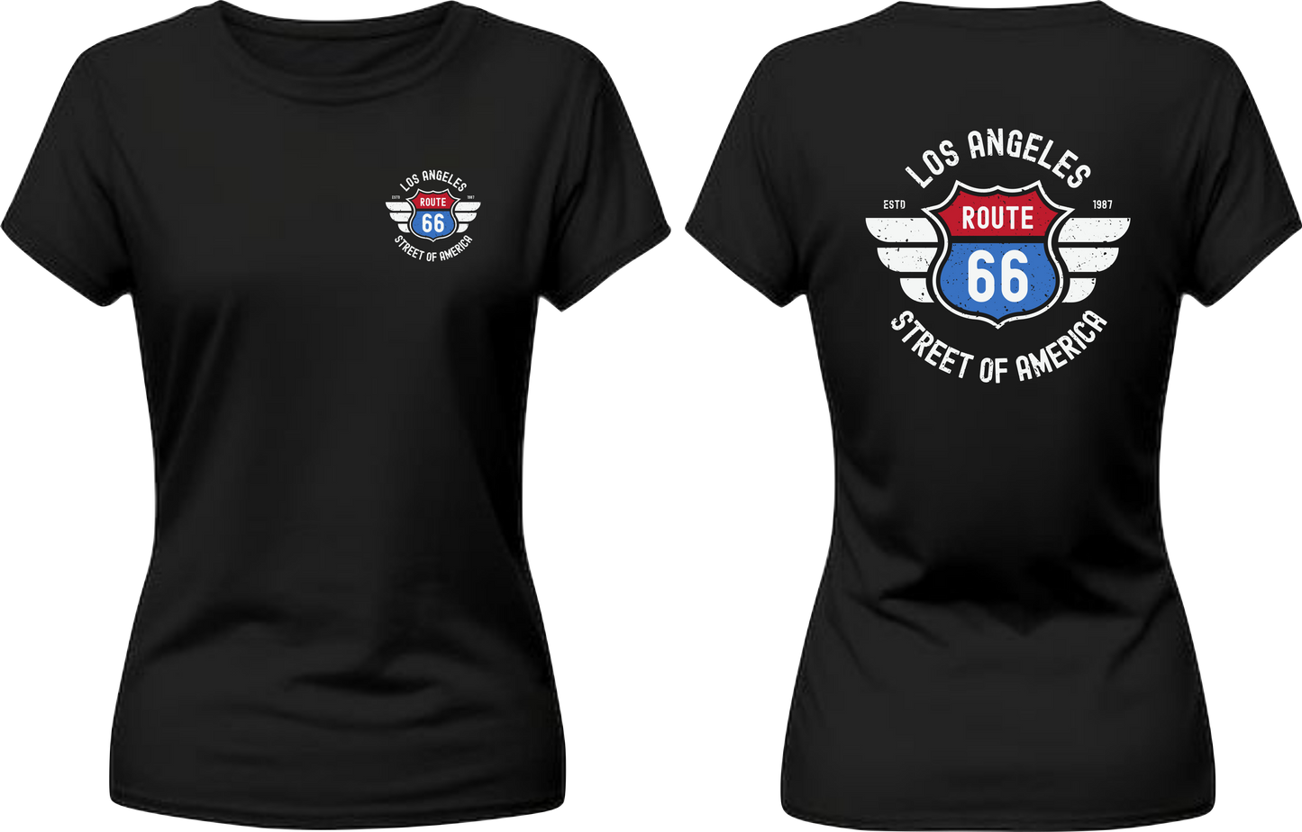 Route 66 T-shirt - Womens