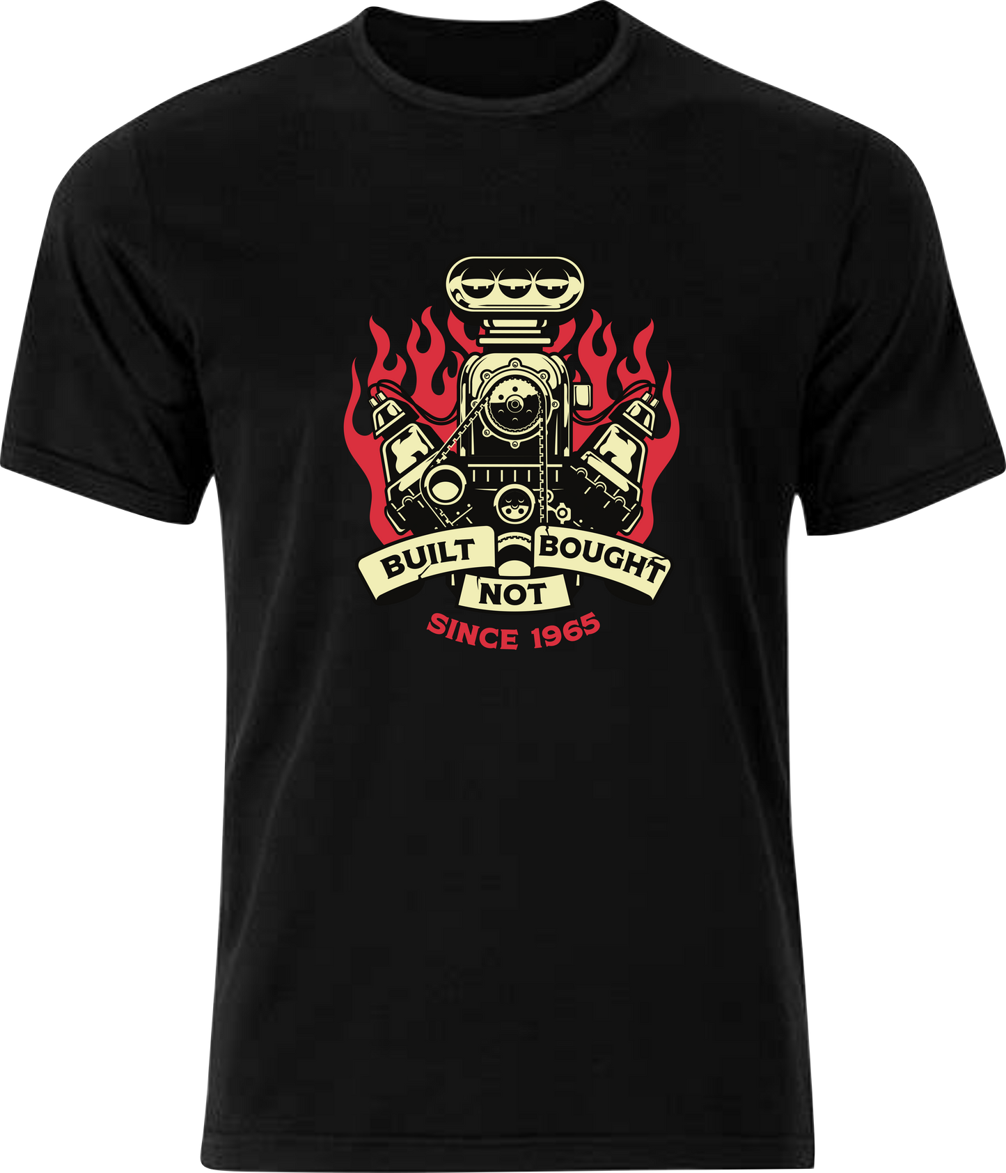 Motor Flames T-shirt - Mens