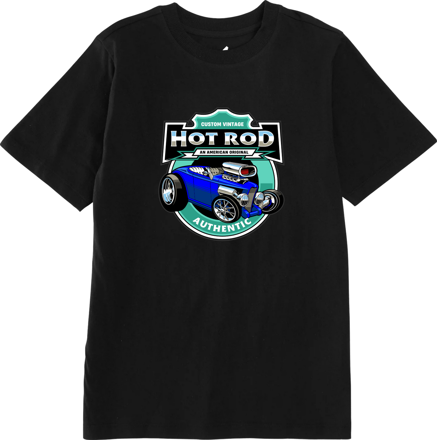 Hotrod Blue T-shirt - Kids