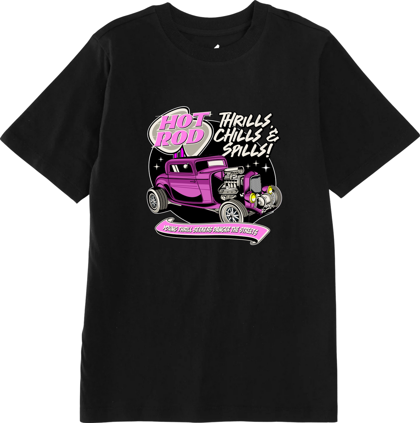 Hotrod Pink T-shirt - Kids