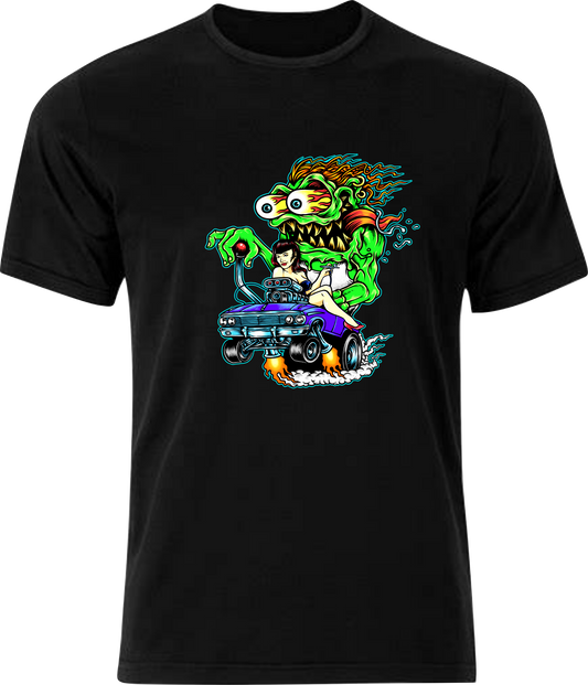 Monster with Girl T-shirt - Mens