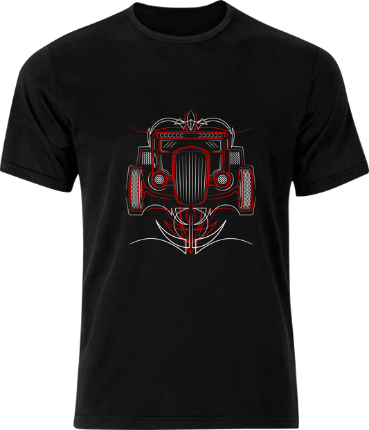 Pinstripe Car T-shirt - Mens